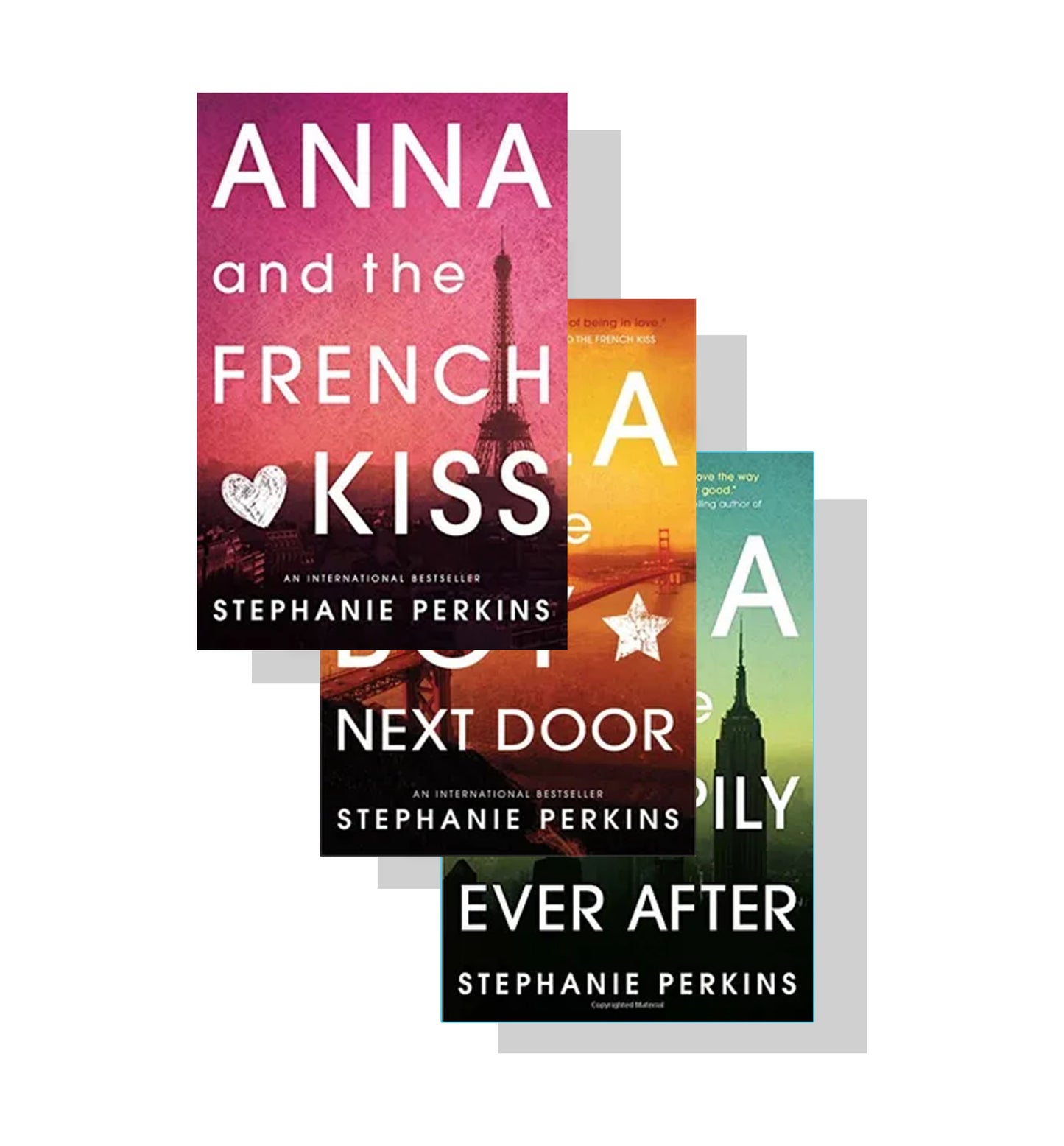 Anna And The French Kiss, Lola And The Boy Next Door, Isla And The Happily Ever After